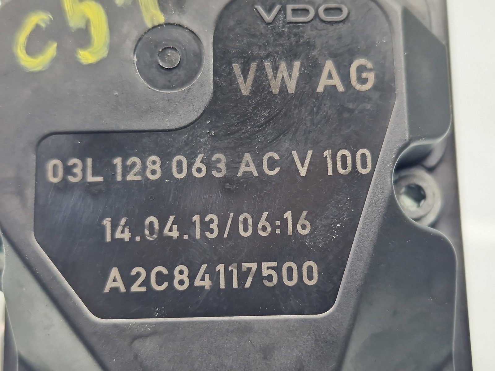 Clapeta acceleratie Volkswagen Beetle (5C1) [Fabr 2011-prezent] 03L128063AC 2.0 TDI CFFB 103KW / 140CP - imagine 2