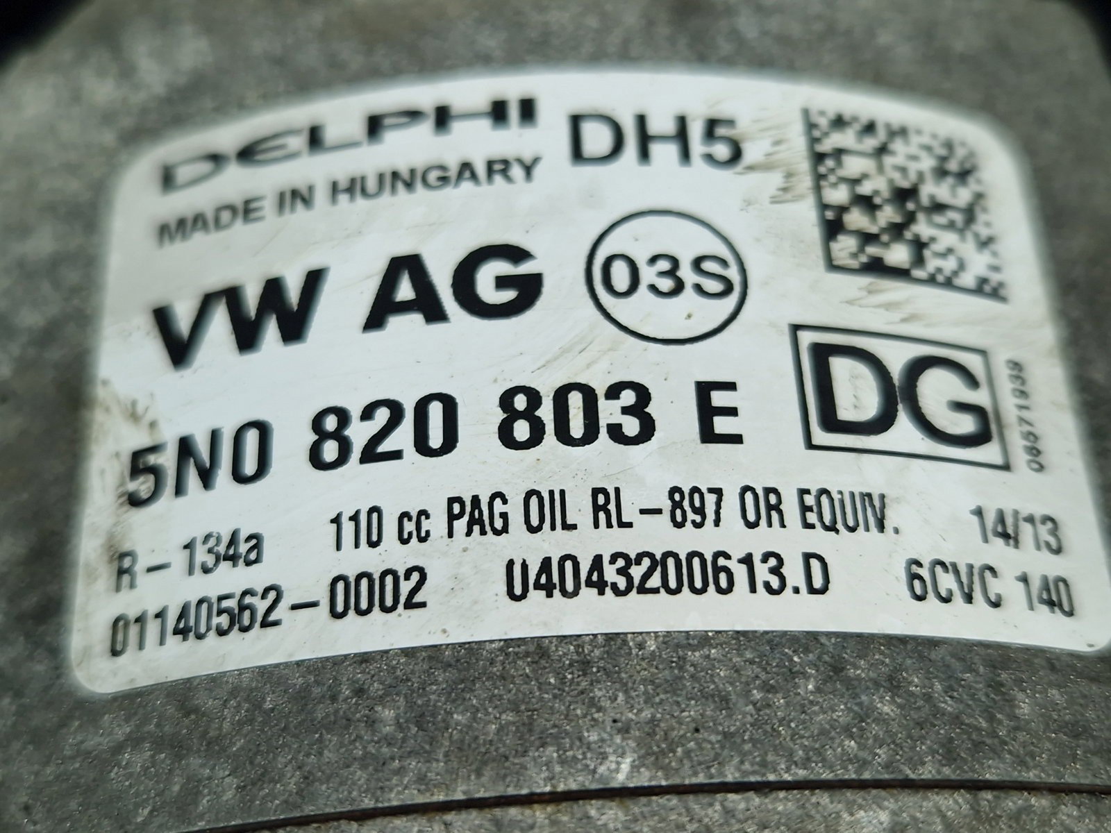 Compresor clima Volkswagen Sharan (7N) [Fabr 2011-prezent] 5N0820803E 2.0 TDI CFFB 103KW / 140CP - imagine 2