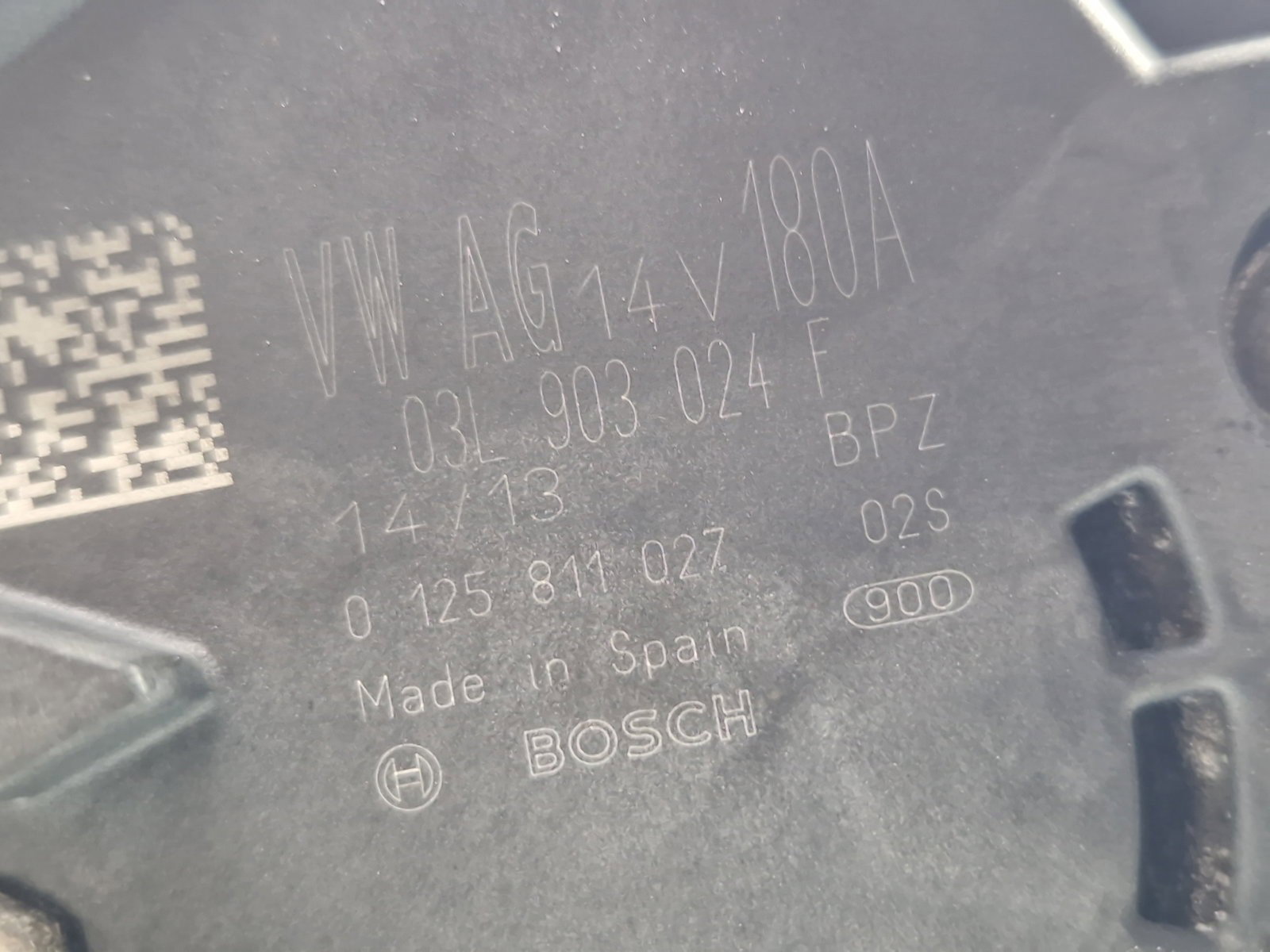 Alternator Volkswagen Sharan (7N) [Fabr 2011-prezent] 03L903024F 2.0 TDI CFFB 103KW / 140CP - imagine 2