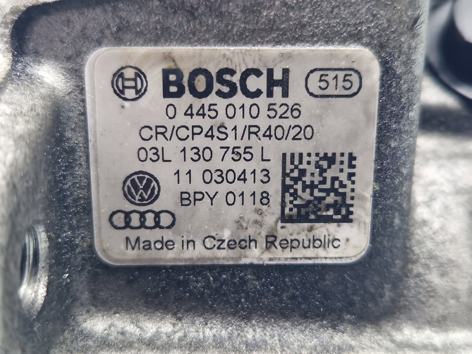 Pompa inalta presiune Volkswagen Golf 6 (5K1) [Fabr 2009-2013] 03L130755L 2.0 TDI CFFB 103KW / 140CP - imagine 2