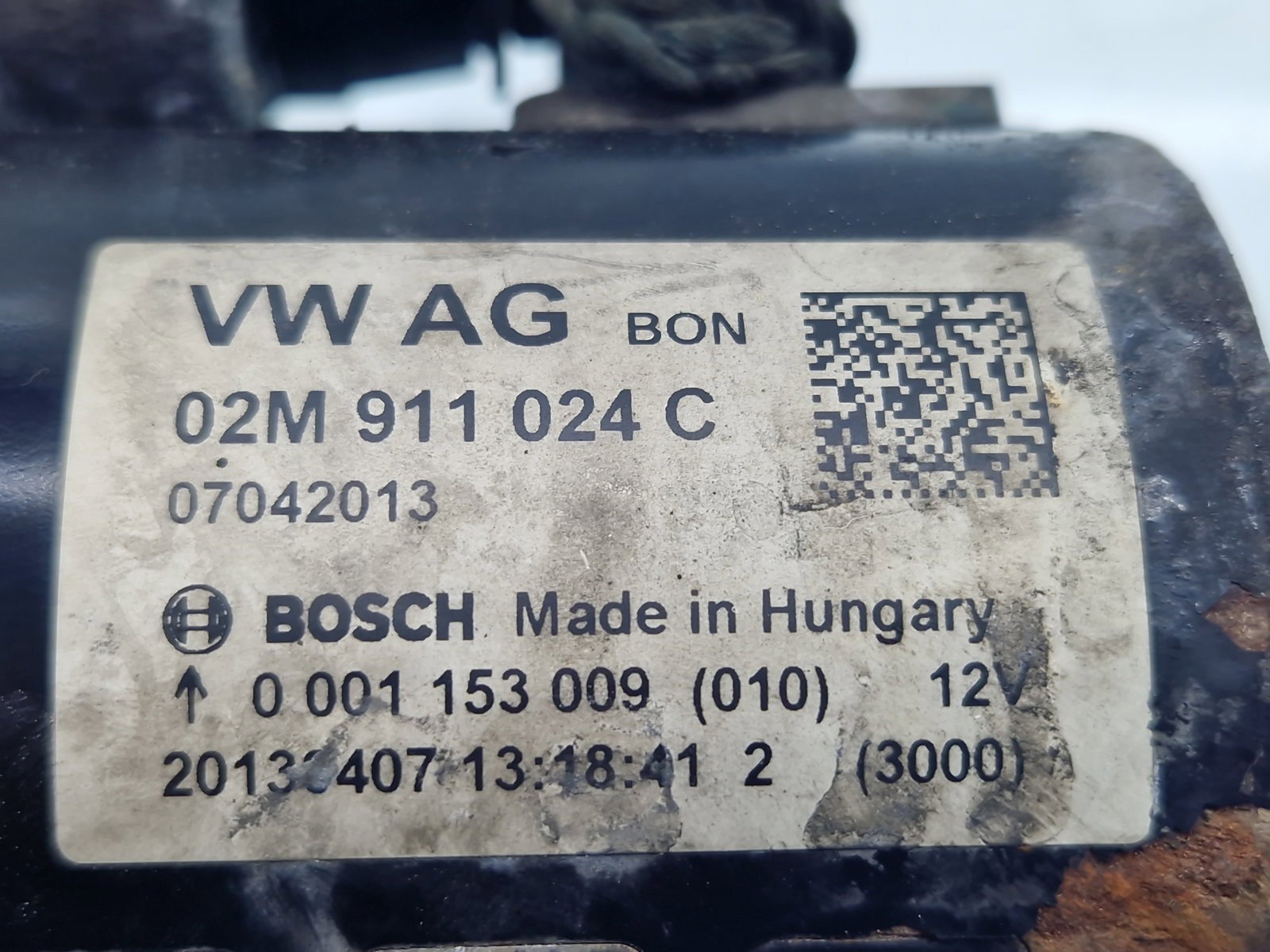 Electromotor Volkswagen Golf 6 (5K1) [Fabr 2009-2013] 02M911024 2.0 TDI CFFB 103KW / 140CP - imagine 2