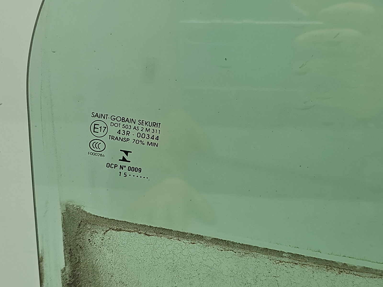 Geam usa dreapta spate Opel Astra J [Fabr 2009-2015] OEM - imagine 2