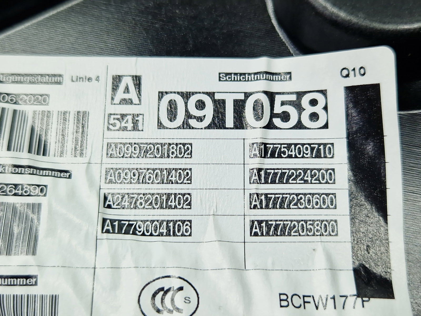 Macara electrica geam dreapta fata Mercedes Clasa A (W177) [Fabr 2019-2024] Berlina AMG A0997201802 - imagine 4