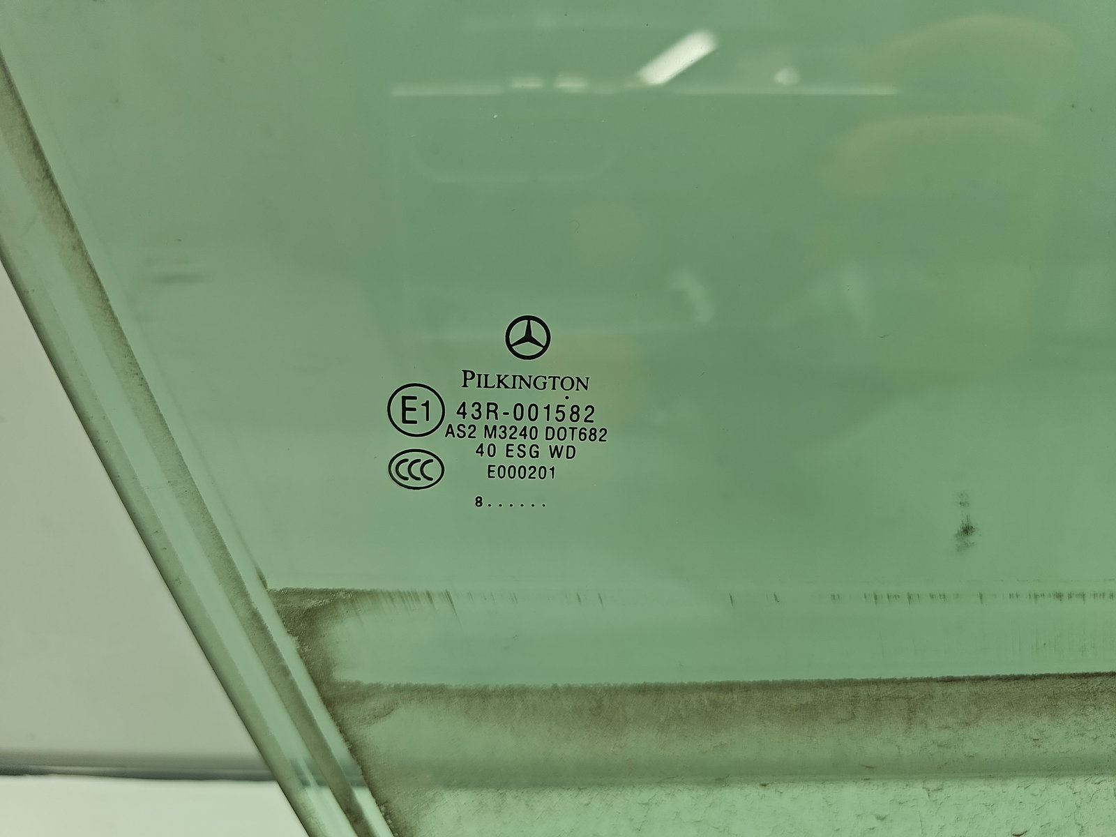 Geam usa dreapta fata Mercedes Clasa C (W204) [Fabr 2007-2014] OEM - imagine 2