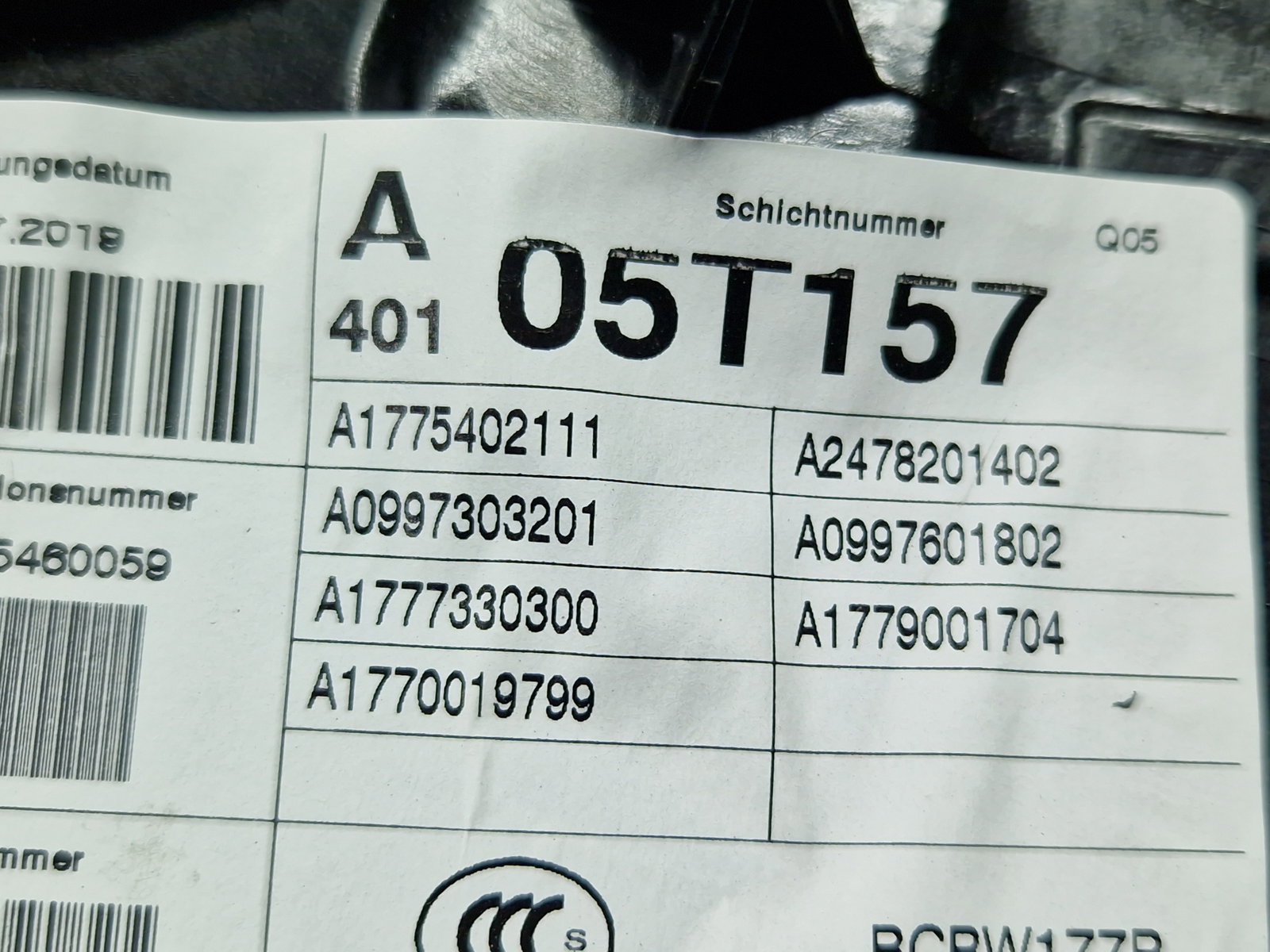 Macara electrica geam dreapta spate Mercedes Clasa A (W177) [Fabr 2019-2024] A1775402111 - imagine 4