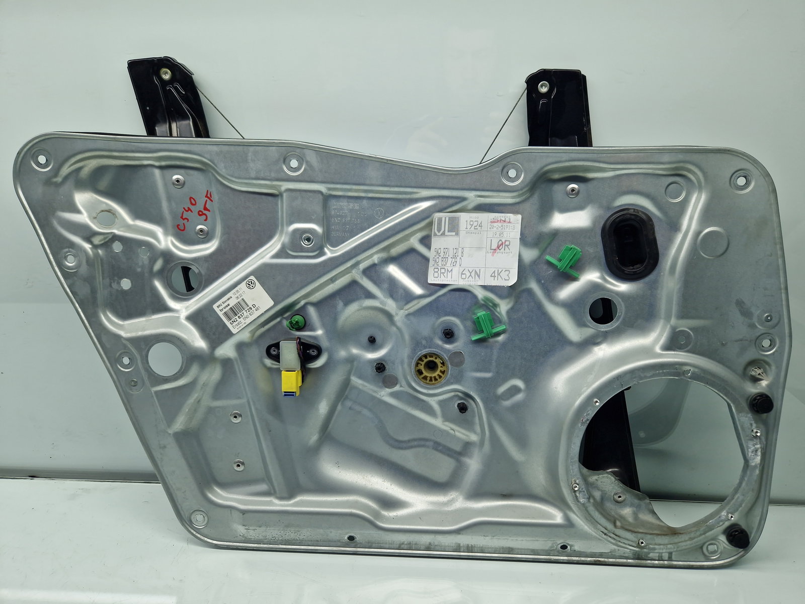 Macara electrica geam stanga fata Volkswagen Tiguan (5N) [Fabr 2007-2016] SUV 5N2837729D - imagine 1