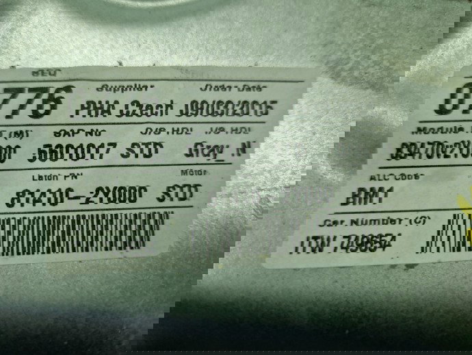 Macara electrica geam stanga spate Hyundai ix35 (LM) [Fabr 2010-2017] 81410-2Y000