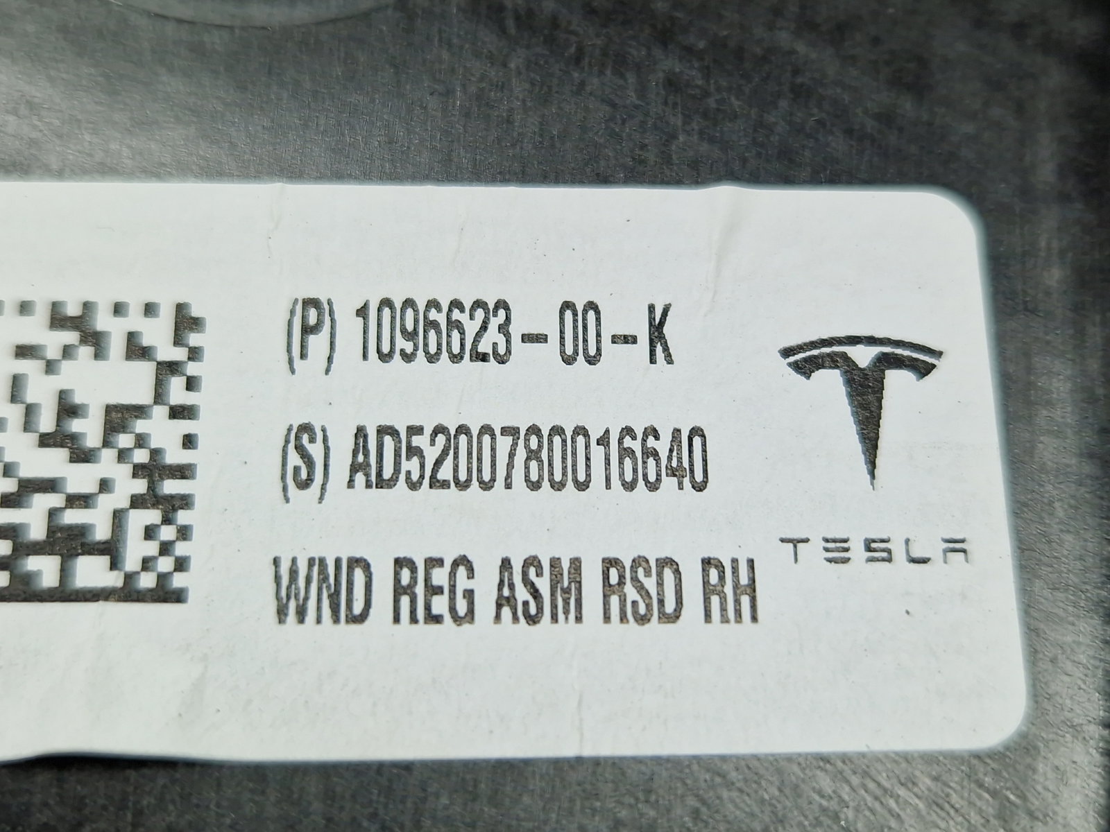 Macara electrica geam dreapta spate TESLA Model 3 [Fabr 2020-2025] 1096623-00-K - imagine 5