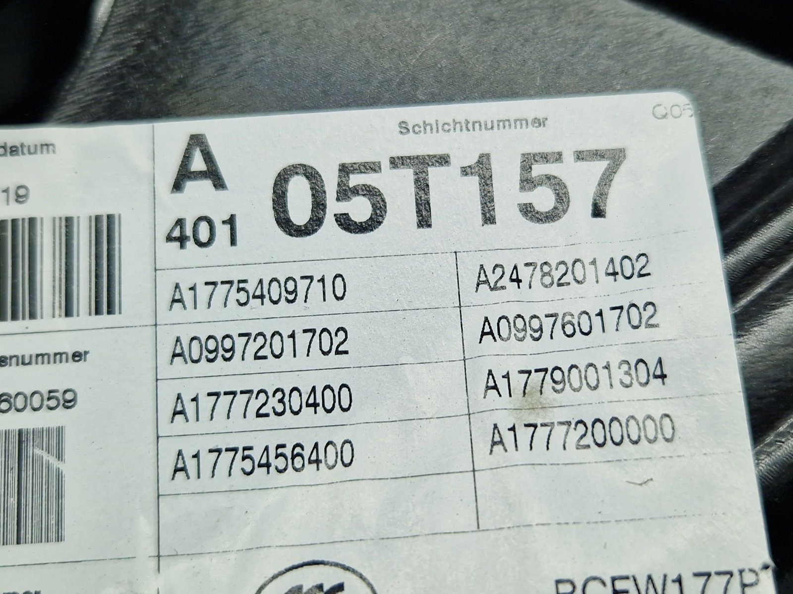 Macara electrica geam stanga fata Mercedes Clasa A (W177) [Fabr 2019-2024] A1775409710 - imagine 5