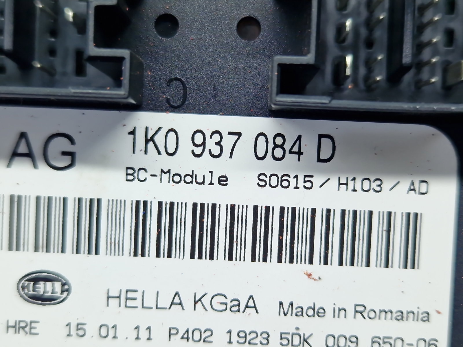 Modul confort Volkswagen Golf 6 (5K1) [Fabr 2009-2013] 1K0937084D - imagine 4