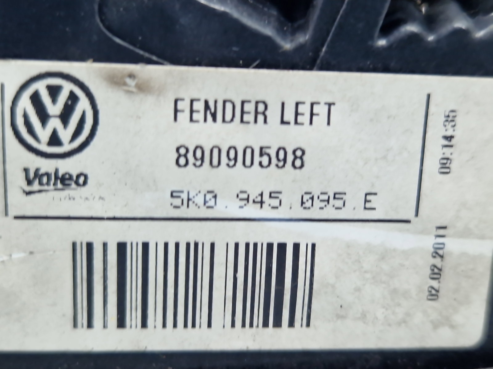 Stop aripa stanga Volkswagen Golf 6 (5K1) [Fabr 2009-2013] Hatchback 5K0945095E - imagine 5