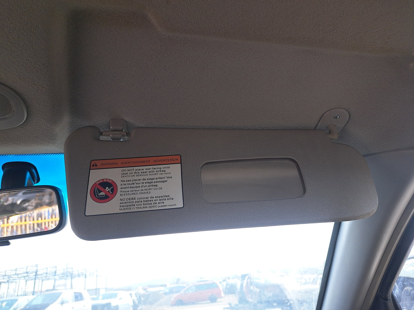 Parasolar dreapta Chevrolet Aveo (T250, T255) [Fabr 2003-2011] OEM - imagine 2