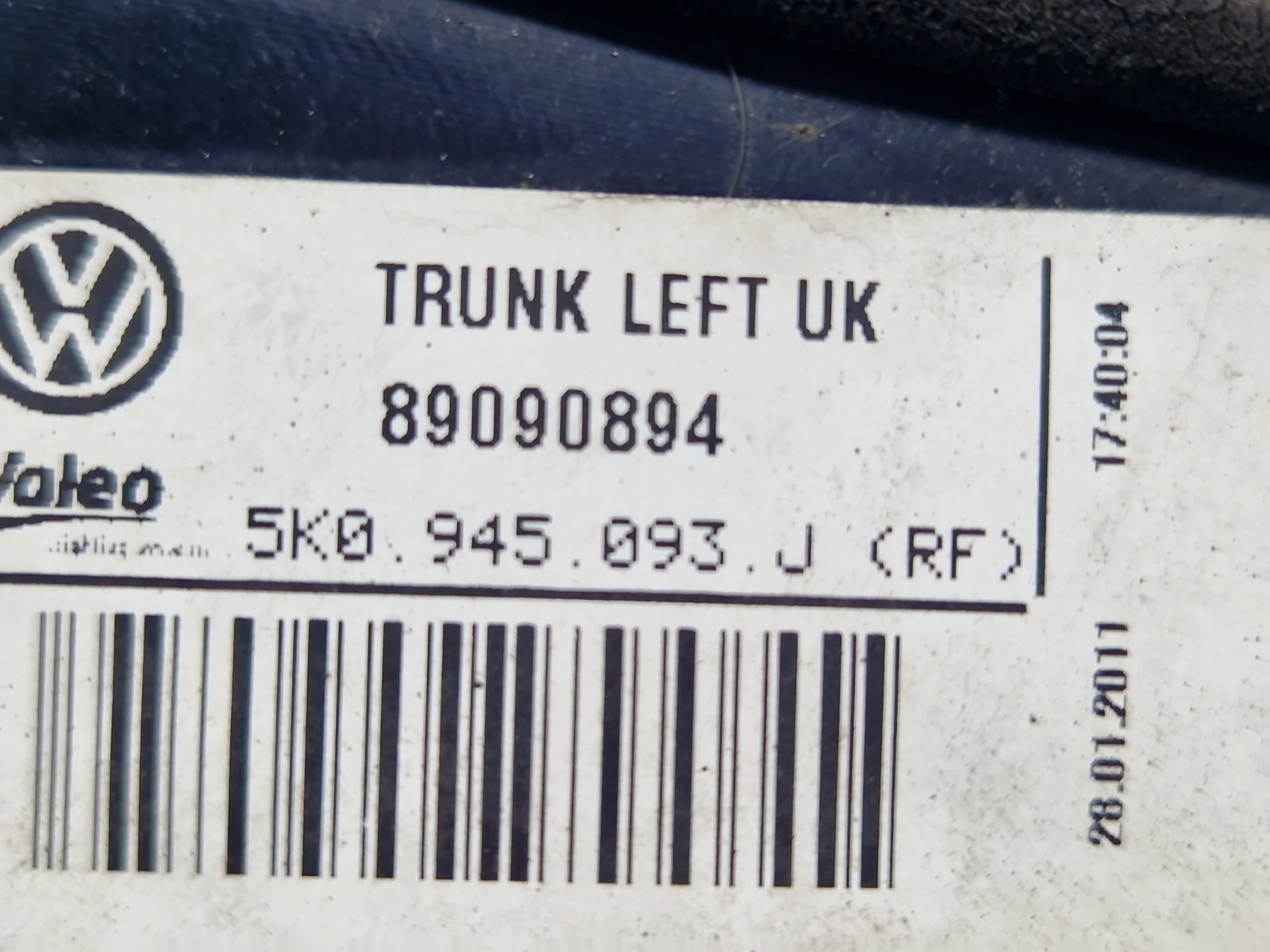 Stop haion stanga Volkswagen Golf 6 (5K1) [Fabr 2009-2013] Hatchback 5K0945093J - imagine 4