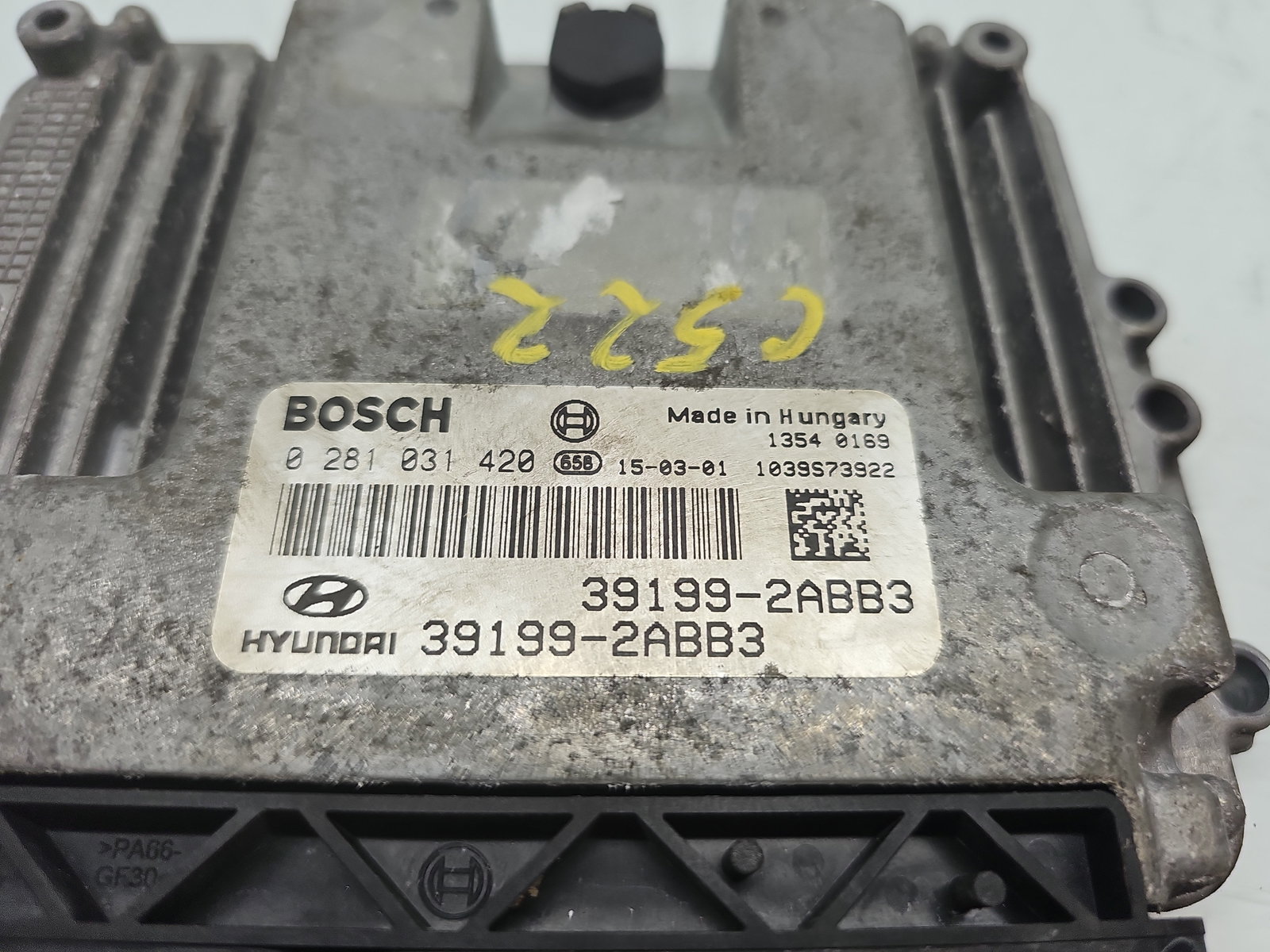 Calculator motor ECU Hyundai ix35 (LM) [Fabr 2010-2017] 39199-2ABB3 1.7 CRDI D4FD 85KW / 115CP - imagine 4
