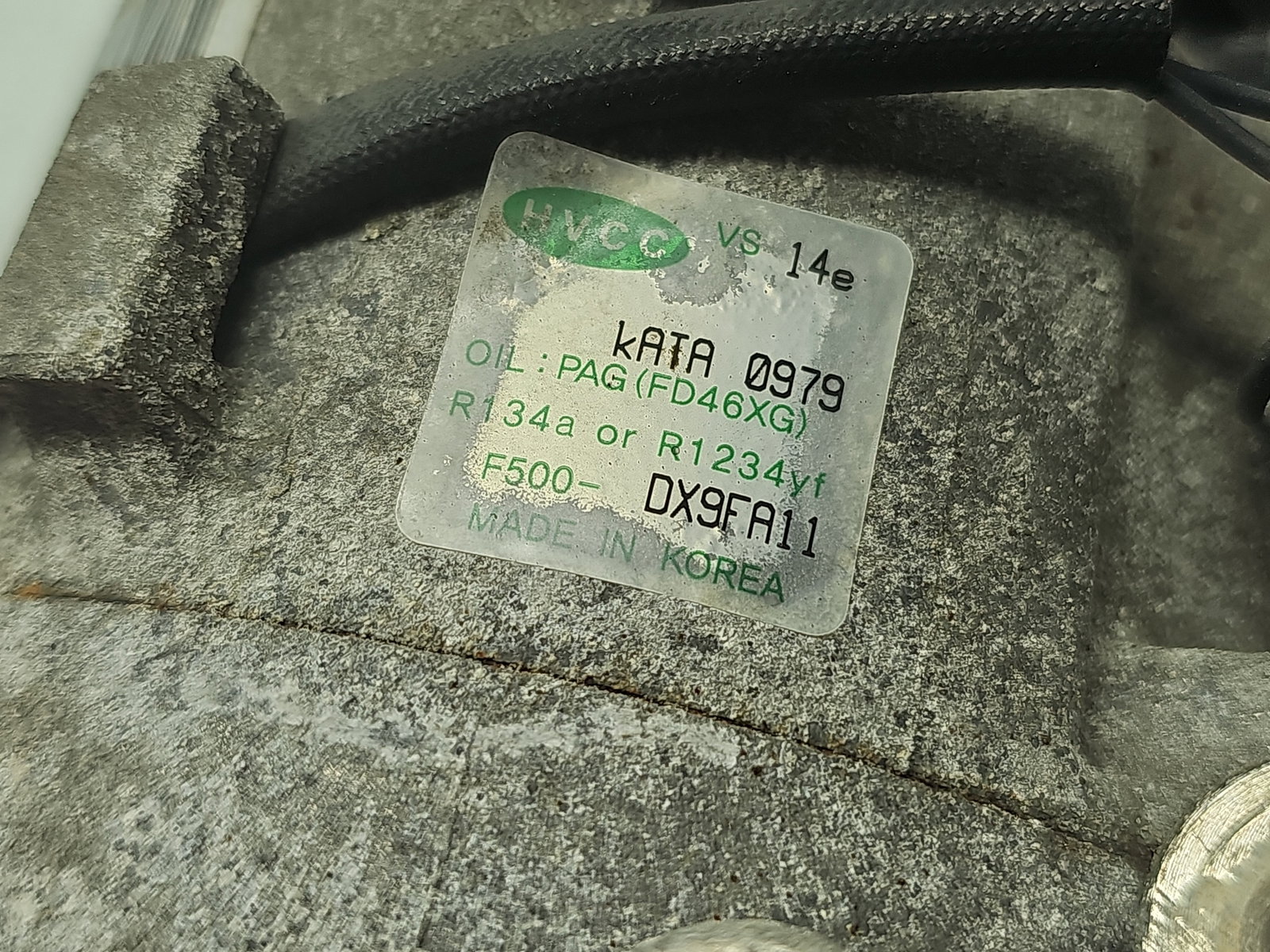 Compresor clima Hyundai ix35 (LM) [Fabr 2010-2017] F500-DX9FA11 1.7 CRDI D4FD 85KW / 115CP - imagine 8