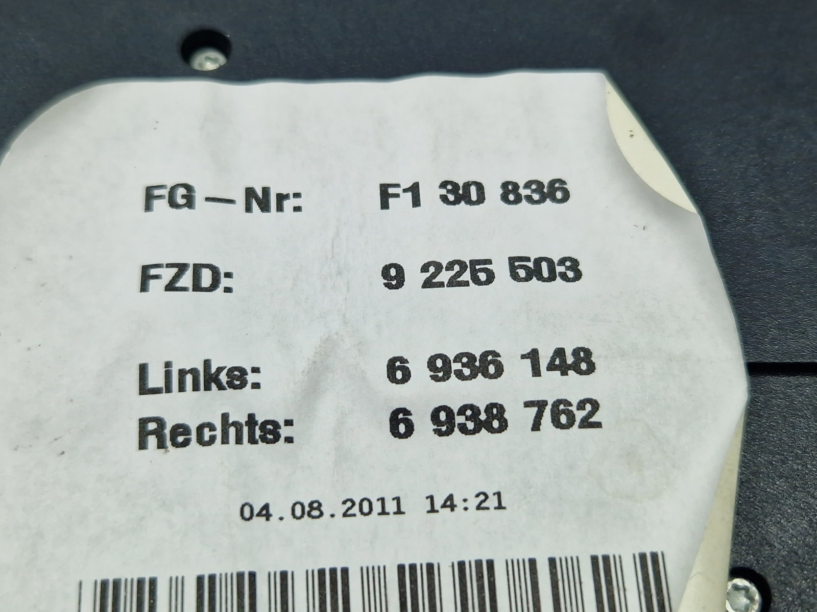 Plafoniera fata Bmw 3 (E91) [Fabr 2005-2011] Break Facelift, Pachet M 9225503 - imagine 5