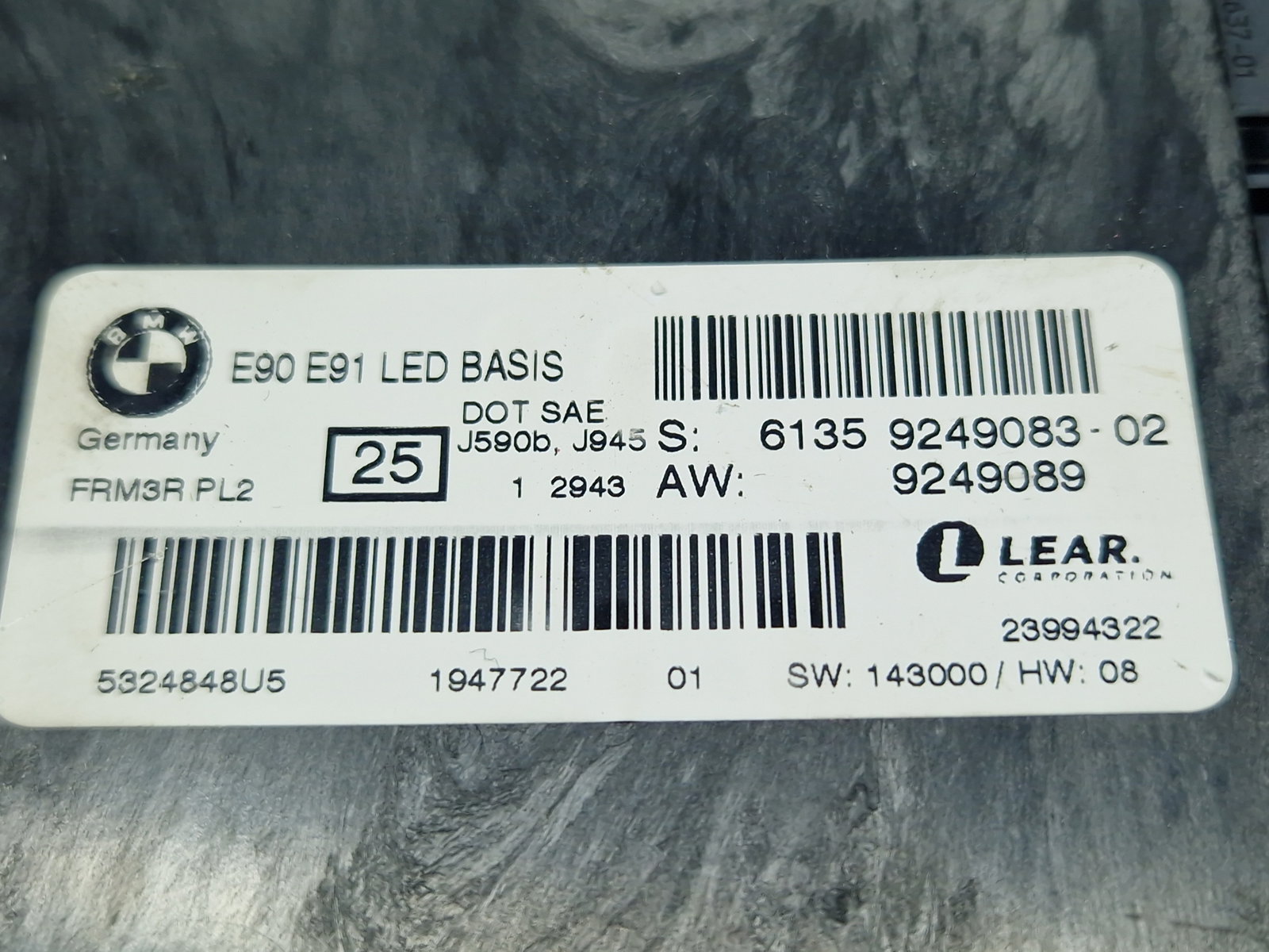 Modul confort Bmw 3 (E91) [Fabr 2005-2011] 9249089 - imagine 5