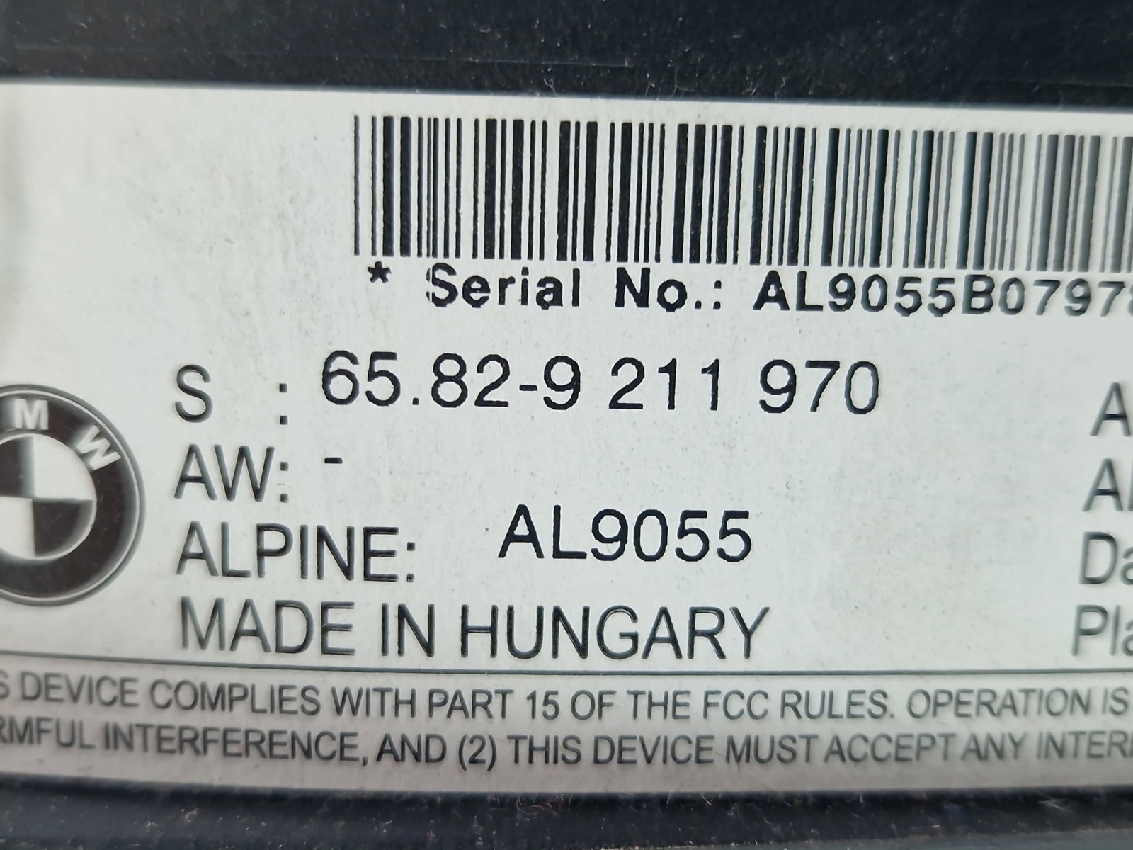 Display bord Bmw 3 (E91) [Fabr 2005-2011] 6582-9211970 - imagine 5