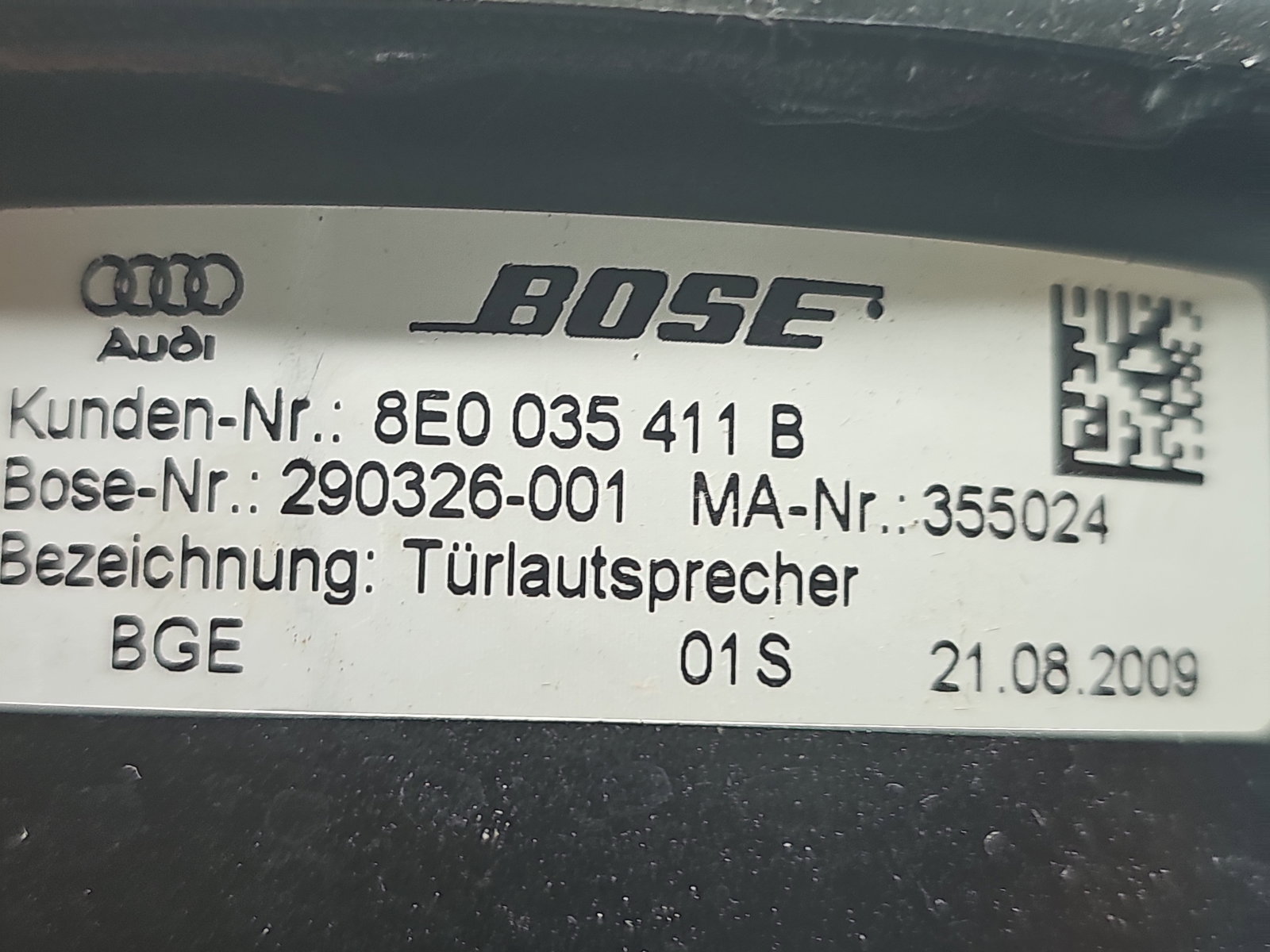 Boxa stanga fata AUDI A3 (8P1) [Fabr 2003-2012] 8E0035411B - imagine 4