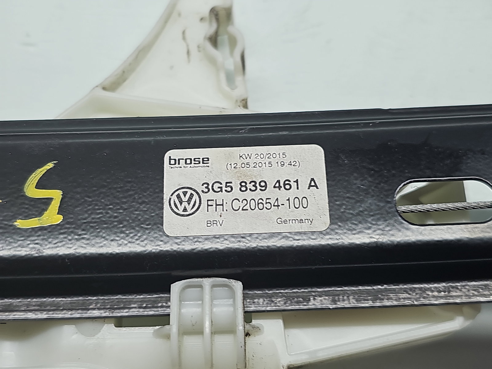 Macara electrica geam stanga spate Volkswagen Passat B8 (3G2) [Fabr 2015-prezent] 3G5839461A - imagine 5