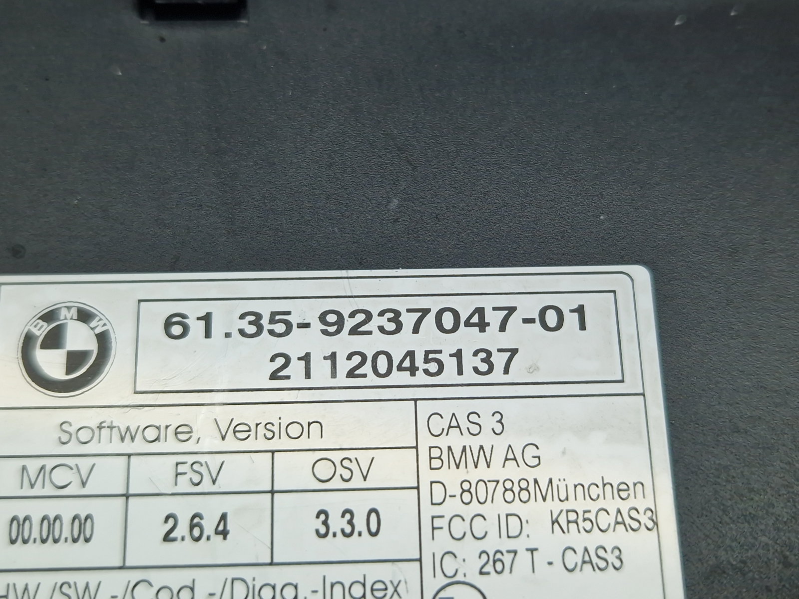 Modul confort Bmw 3 (E91) [Fabr 2005-2011] 6135-9237047-01 - imagine 4