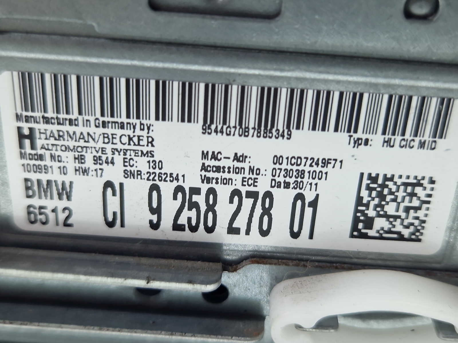 Radio CD Bmw 3 (E91) [Fabr 2005-2011] 925827801 - imagine 5