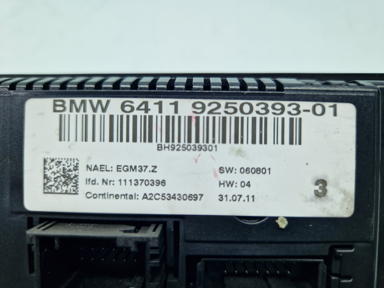 Panou comanda clima Bmw 3 (E91) [Fabr 2005-2011] 9250393-01 - imagine 7