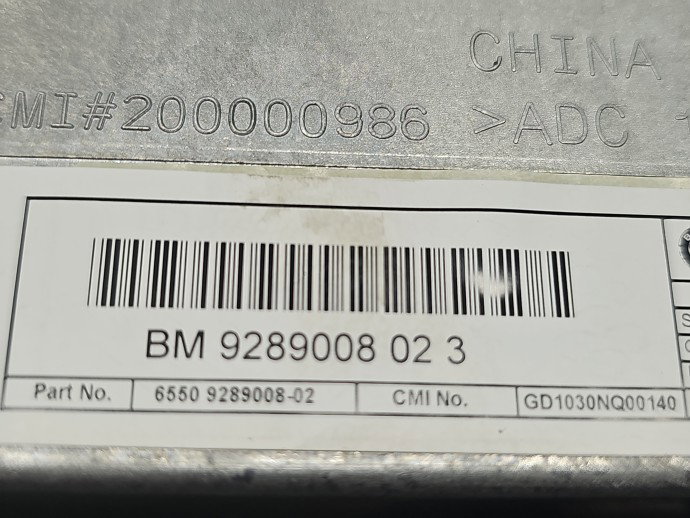 Display bord Bmw 5 (F10) [Fabr 2011-2016] 9289008-02