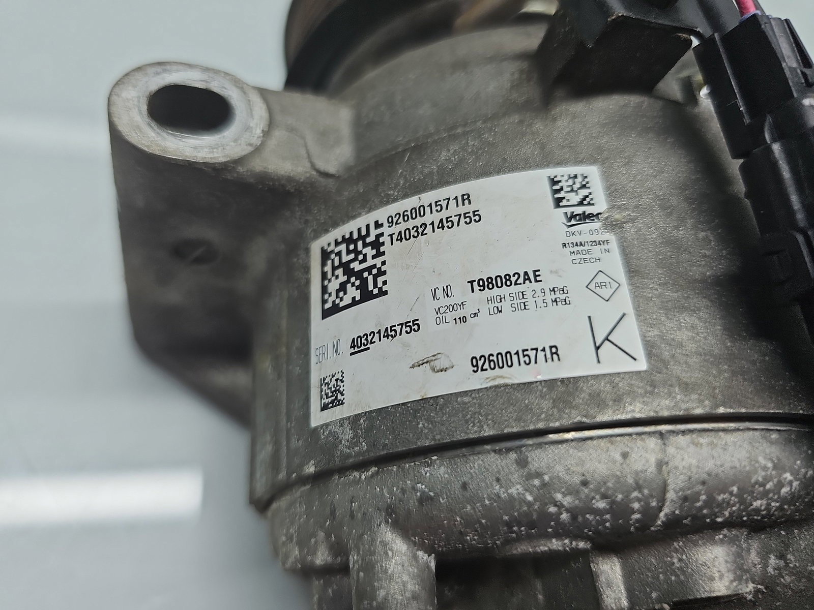 Compresor clima Dacia Logan 2 [Fabr 2012-2020] 926001571R 1.5 DCI K9K872 85KW / 115CP - imagine 2