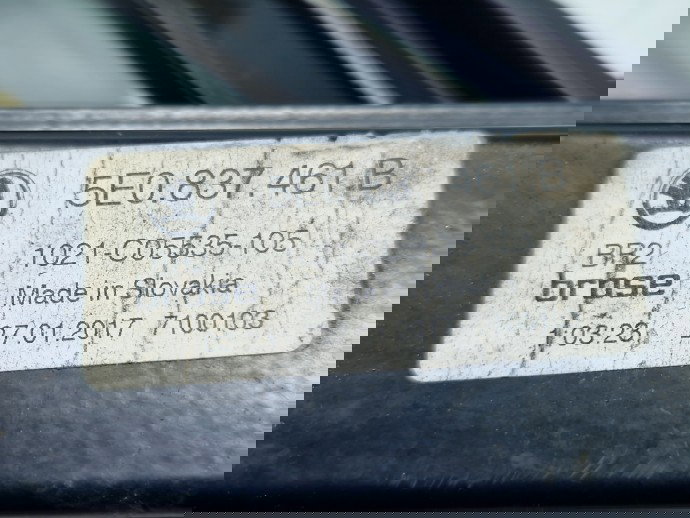 Macara electrica geam stanga fata Skoda Octavia 3 (5E3) [Fabr 2012-2020] Berlina 5E0837461B