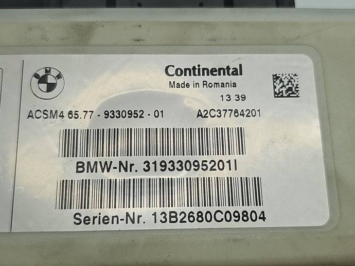 Modul confort Bmw 5 (F10) [Fabr 2011-2016] 9330952-01
