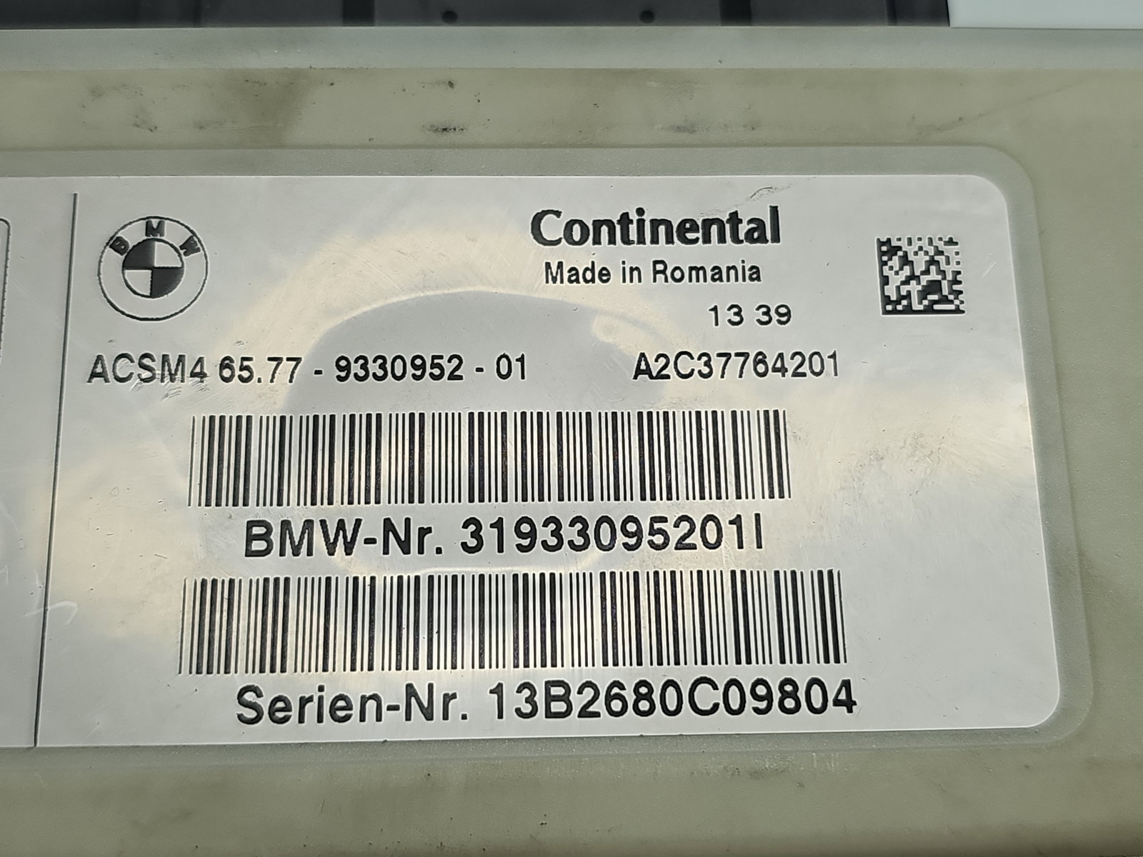 Modul confort Bmw 5 (F10) [Fabr 2011-2016] 9330952-01 - imagine 4