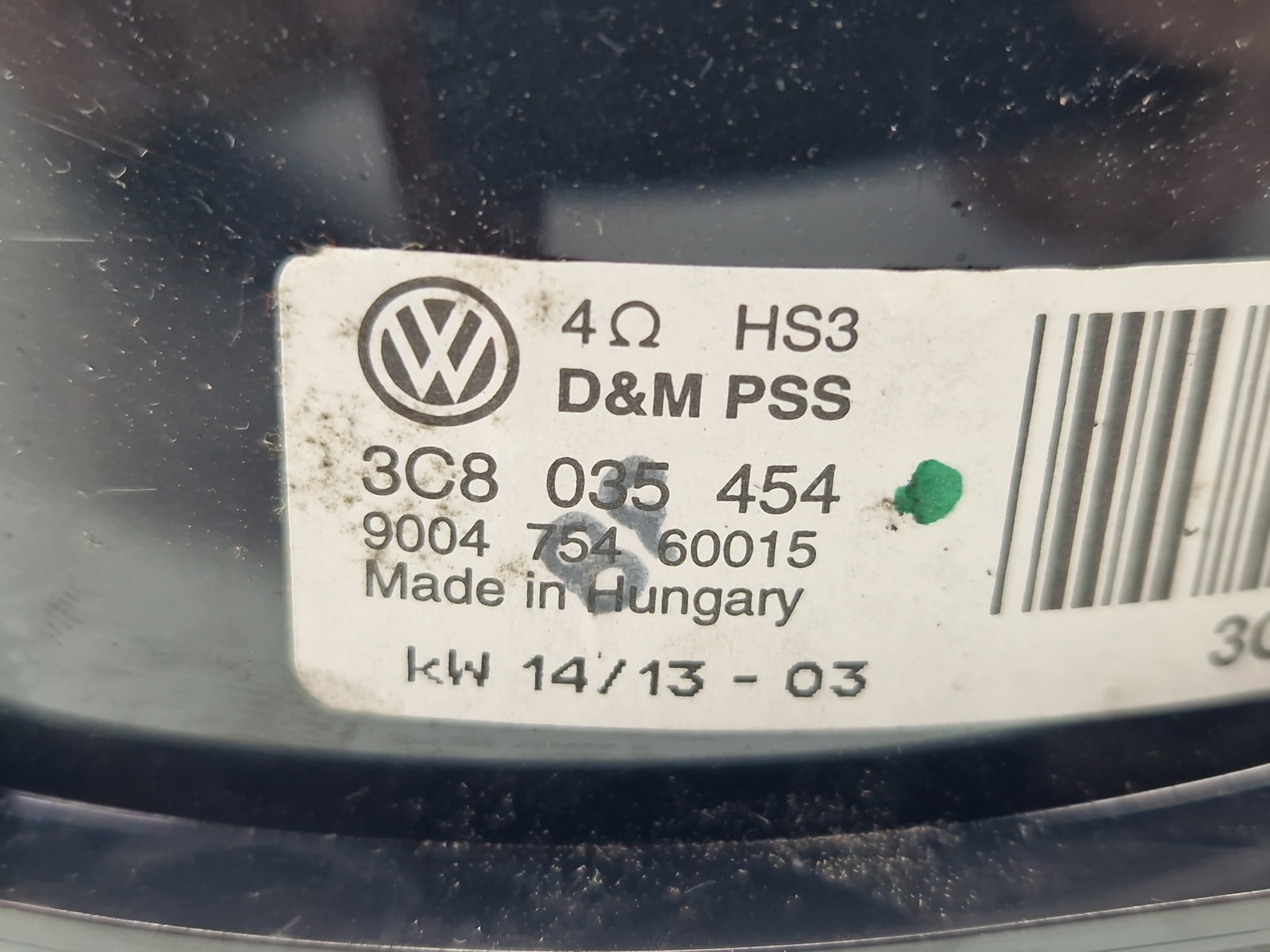 Boxa stanga fata Volkswagen Passat CC (358) [Fabr 2012-2016] 3C8035454 - imagine 5