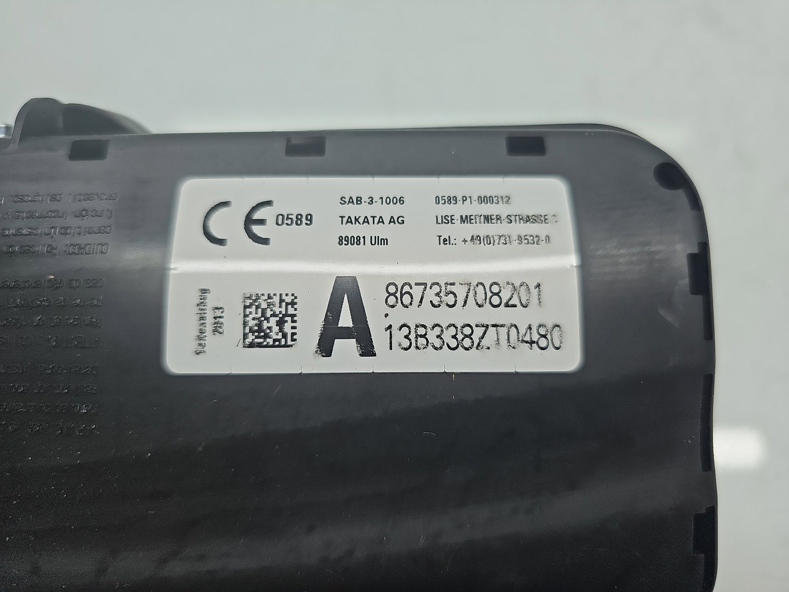 Airbag lateral dreapta Bmw 5 (F10) [Fabr 2011-2016] 7357082 - imagine 4