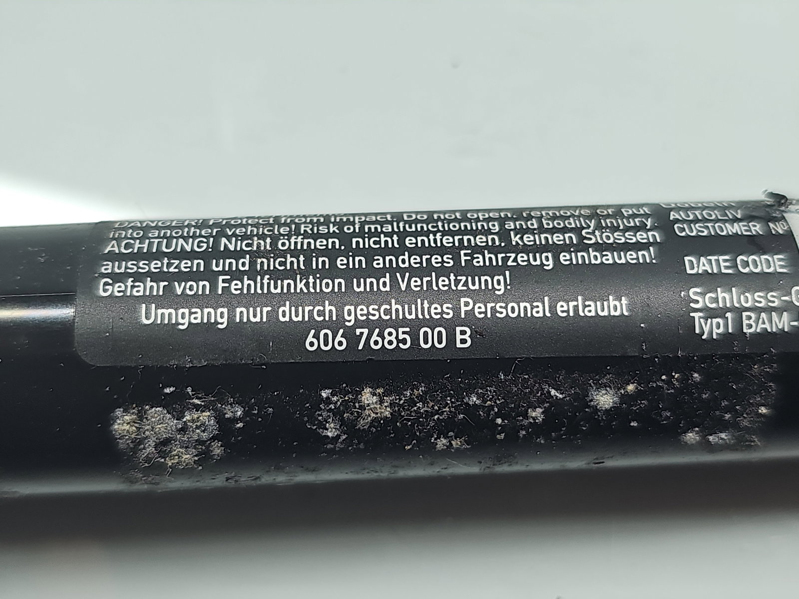 Capsa centura dreapta fata Bmw 5 (F10) [Fabr 2011-2016] 606768500B - imagine 5