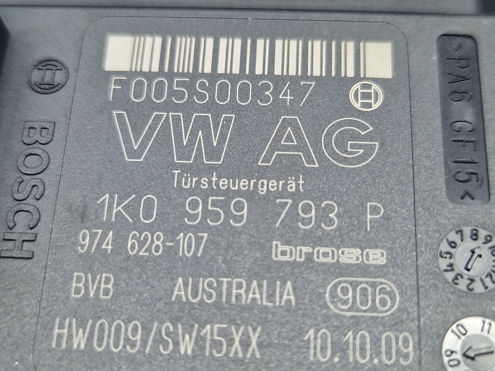 Motoras geam dreapta fata Volkswagen Passat CC (357) [Fabr 2008-2012] 1K0959793P - imagine 5