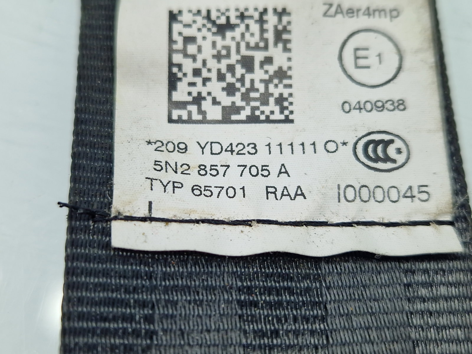 Centura stanga fata Volkswagen Tiguan (5N) [Fabr 2007-2016] 5N2857705A - imagine 5