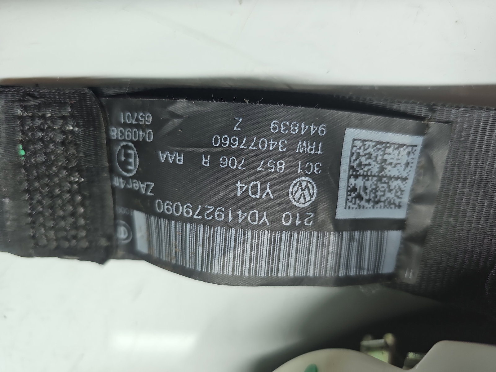 Centura dreapta fata Volkswagen Passat CC (357) [Fabr 2008-2012] 3C1857706R - imagine 5