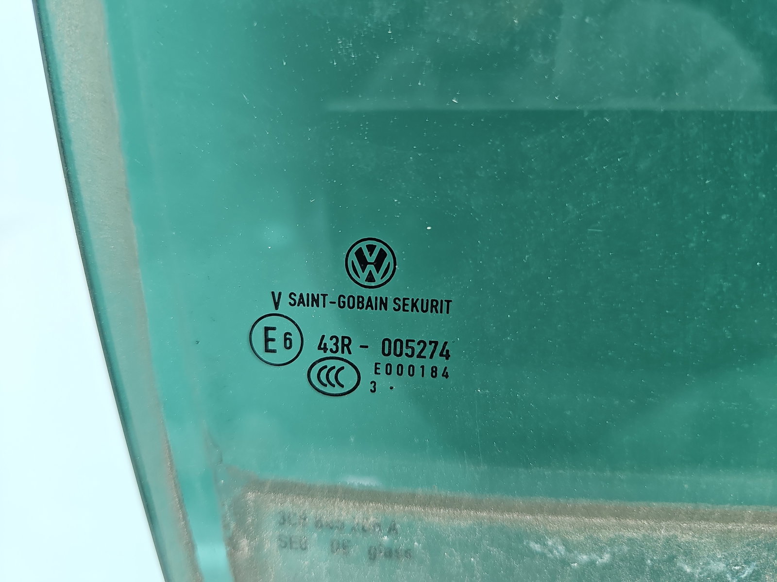 Geam usa dreapta spate Volkswagen Passat CC (358) Facelift [Fabr 2012-2016] OEM - imagine 2