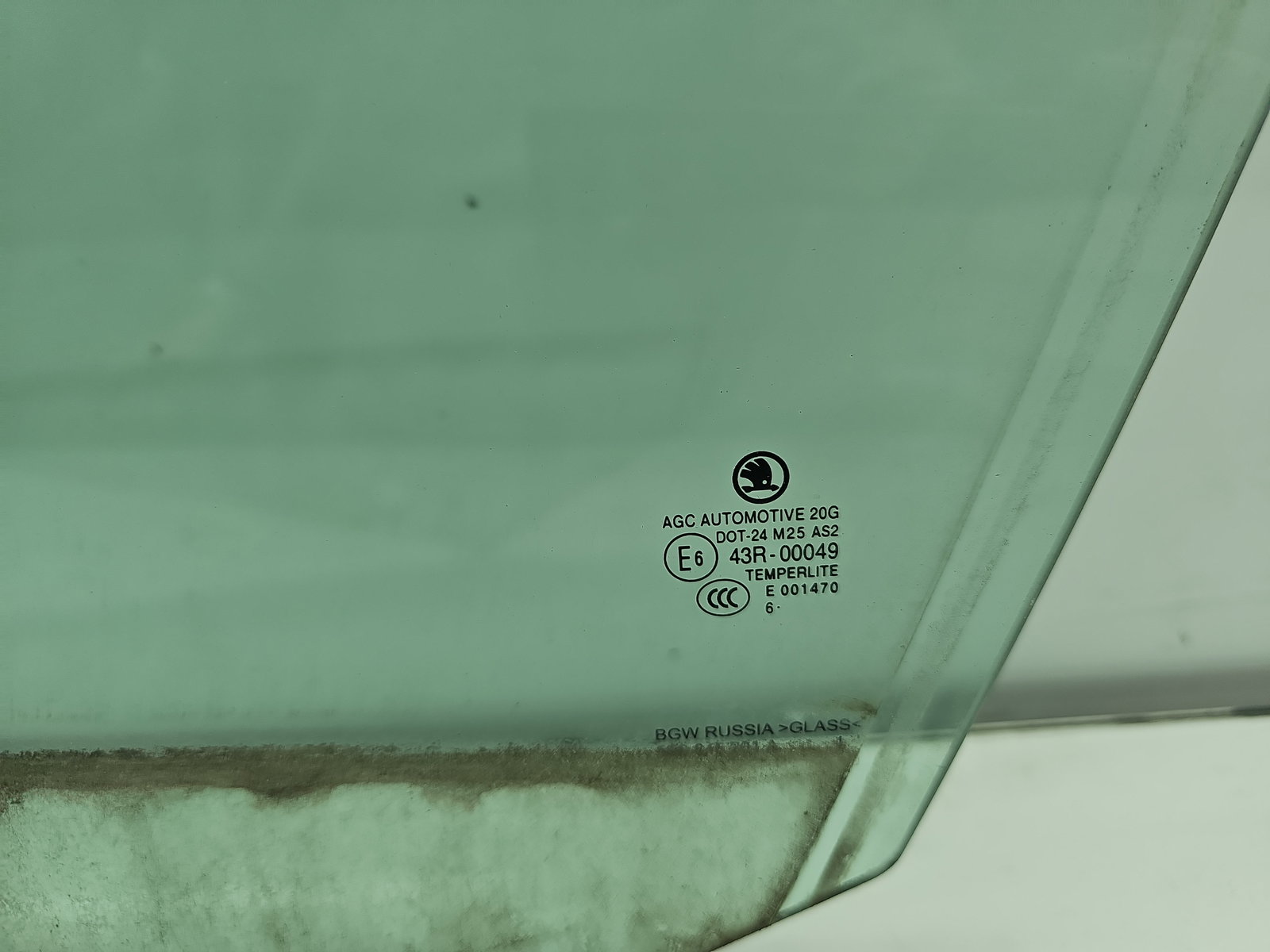 Geam usa stanga fata Skoda Octavia 3 (5E3) [Fabr 2012-2020] Berlina OEM - imagine 2