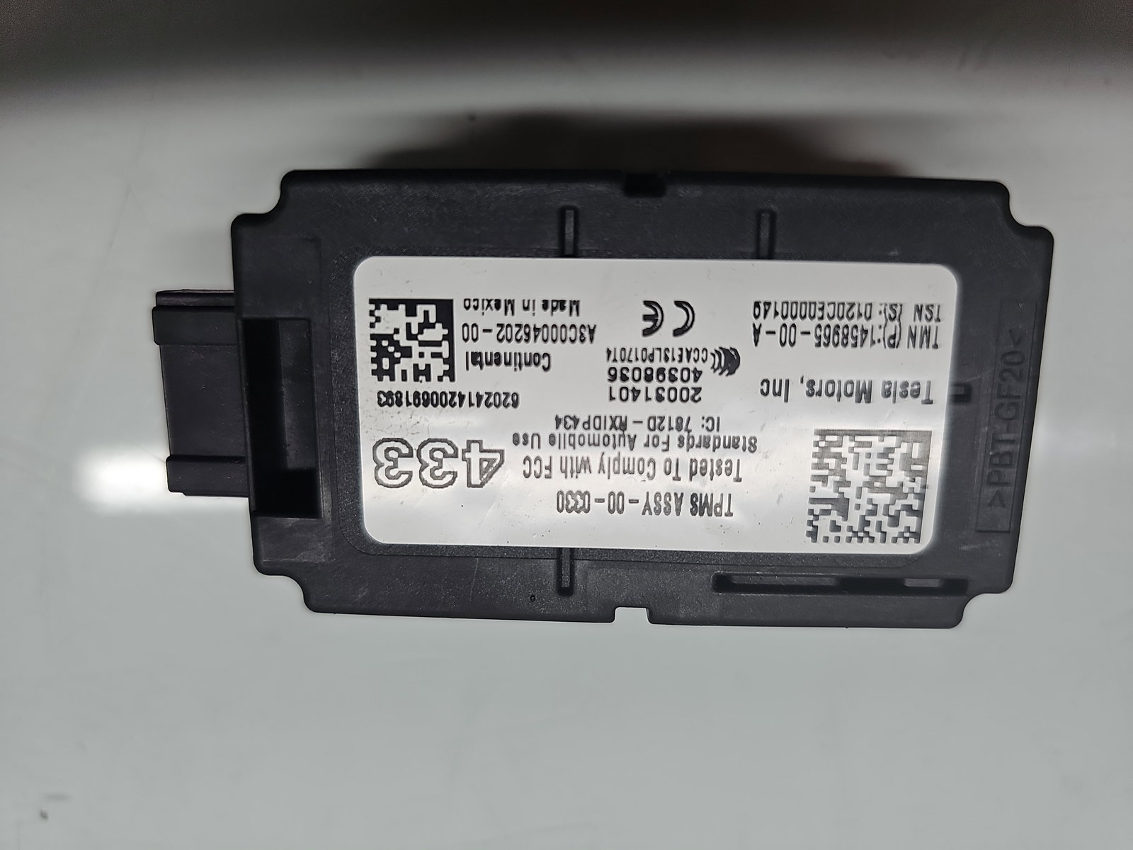 Senzor presiune pneu TESLA Model 3 [Fabr 2020-2025] 1458965-00-A - imagine 5