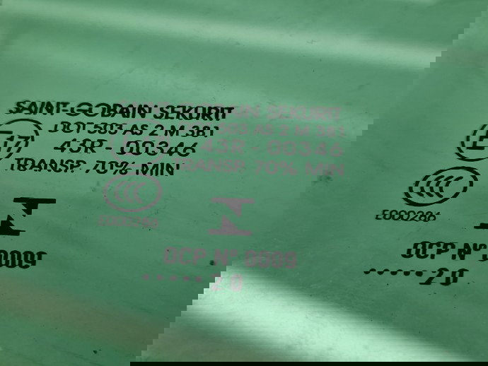 Geam usa dreapta spate Volkswagen Passat B8 (3G2) [Fabr 2015-prezent] OEM