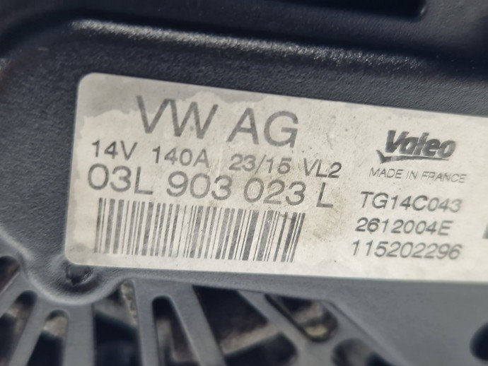 Alternator Volkswagen Golf 7 (5G) [Fabr 2014-prezent] 03L903023L 2.0 TDI DFCA 140KW / 190CP