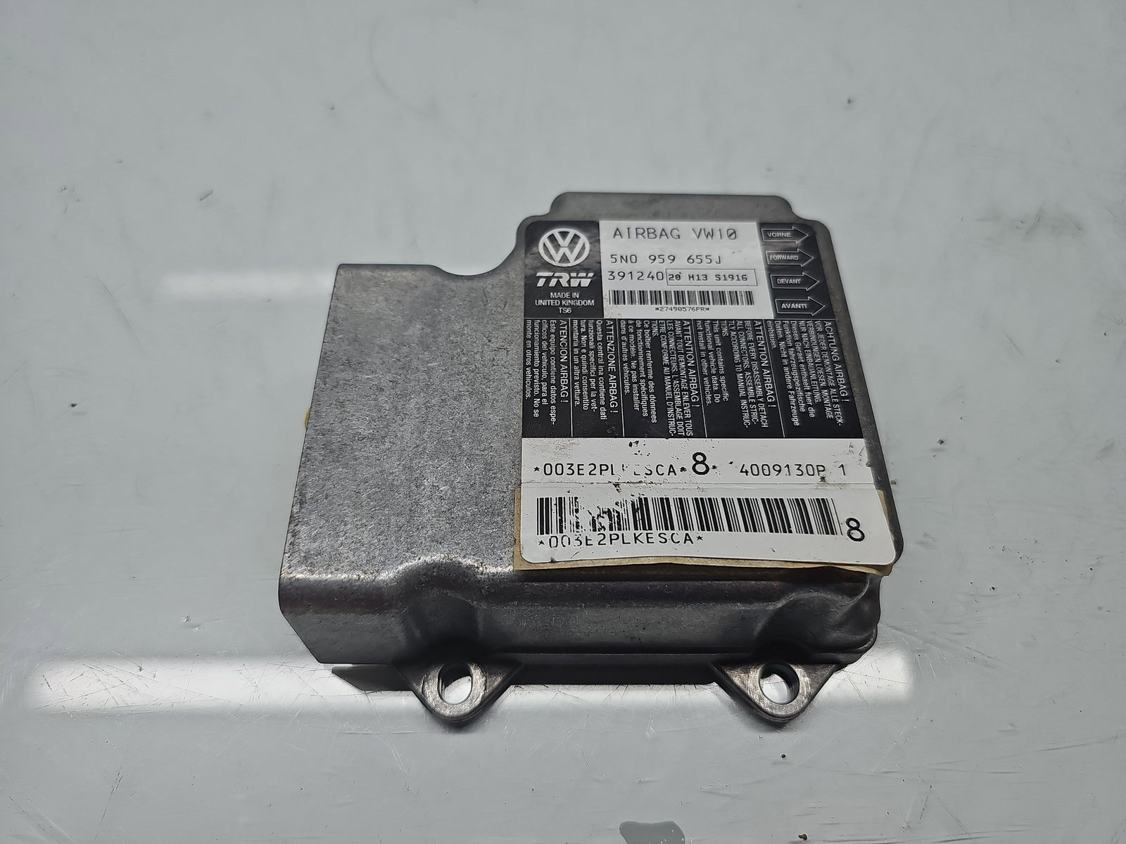 Calculator airbag Volkswagen Passat B6 (3C2) [Fabr 2005-2010] 5N0959655J 2.0 TDI CBAB 103KW / 140CP - imagine 1