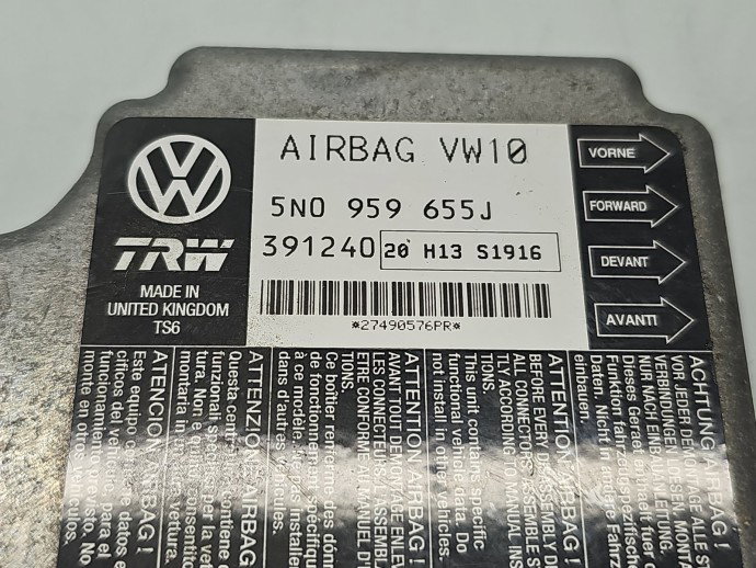 Calculator airbag Volkswagen Passat B6 (3C2) [Fabr 2005-2010] 5N0959655J 2.0 TDI CBAB 103KW / 140CP