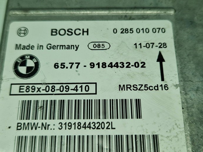 Calculator airbag Bmw X1 (E84) [Fabr 2009-2015] 6577-9184432-02 2.0 N47D20 135KW / 184CP