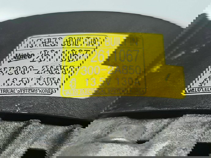 Alternator Hyundai i30 (GD) [Fabr 2012-2017] 37300-2A850 1.7 CRDI D4FD 85KW / 115CP