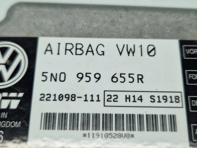 Calculator airbag Volkswagen Passat B7 (362) [Fabr 2010-2014] 5N0959655R 2.0 TDI CFFB 103KW / 140CP