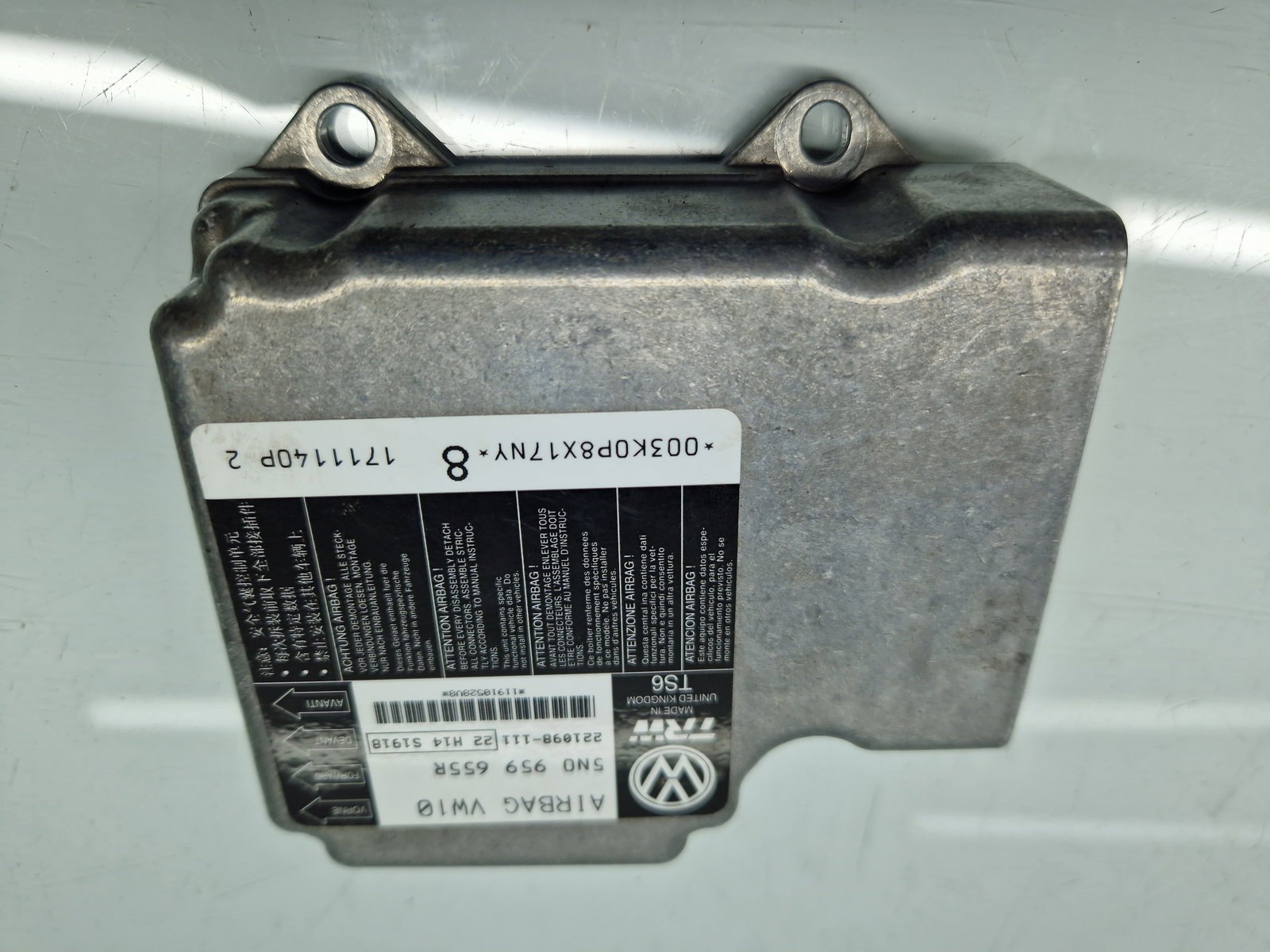 Calculator airbag Volkswagen Passat CC (357) [Fabr 2008-2012] 5N0959655R 2.0 TDI CFFB 103KW / 140CP - imagine 1