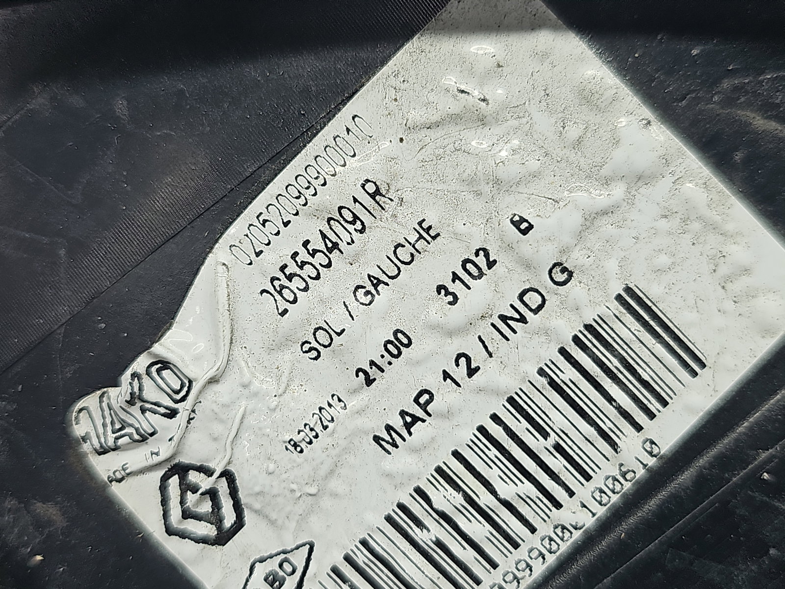 Stop aripa stanga Renault Clio 4 (B98) Hatchback [Fabr 2012-2020] 265554091R - imagine 5